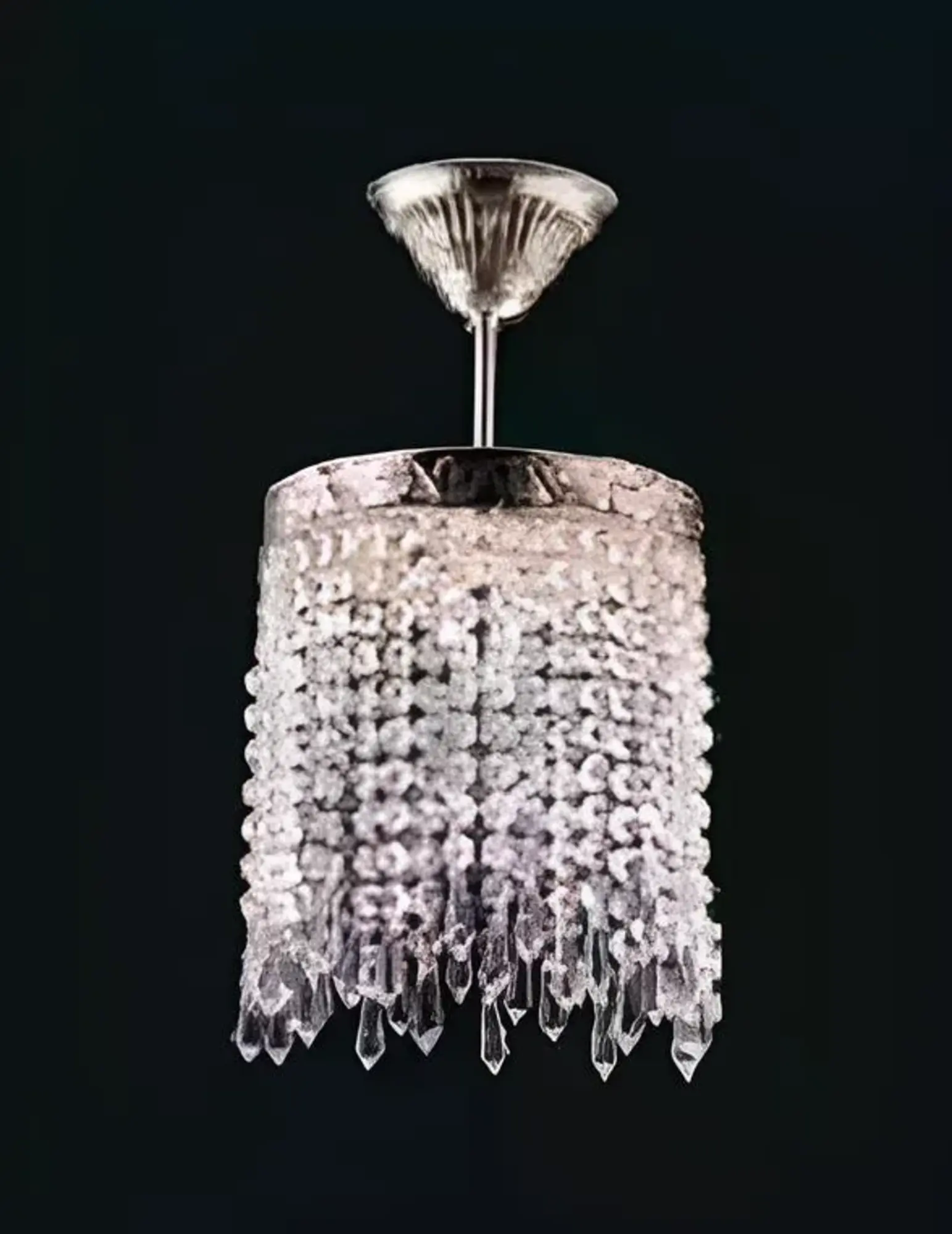 Chandelier ceiling lamp silver ceiling light crystal lamp