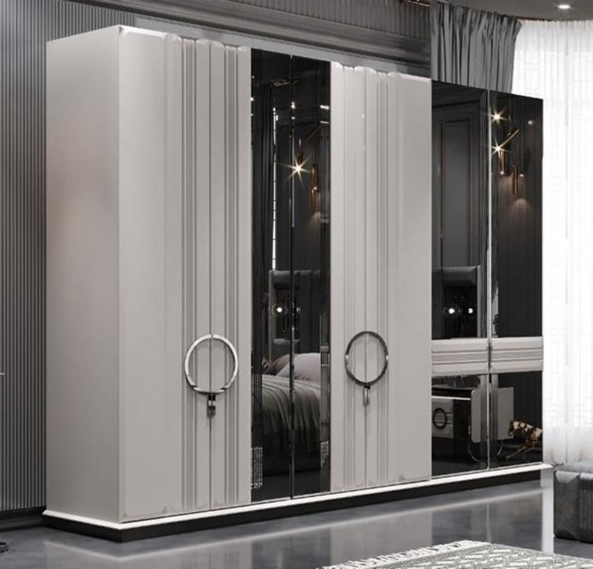 Wardrobe Mirror cabinet Dressing cabinet Wall unit Closet