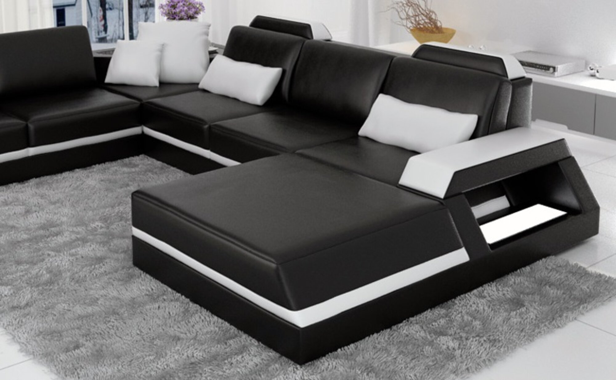 Sofa Couch Upholstered Designer Sofa U Sectional Leather Sofa Couches Sofas Fabric