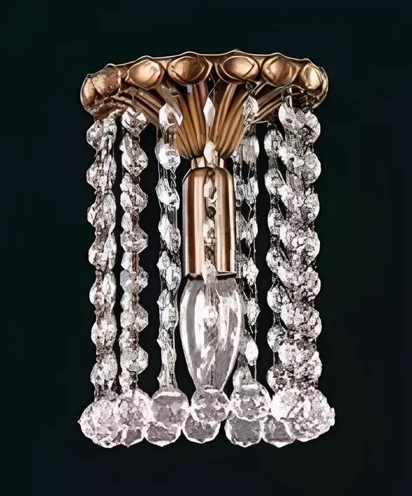 Chandelier ceiling lamp gold ceiling light crystal lamp