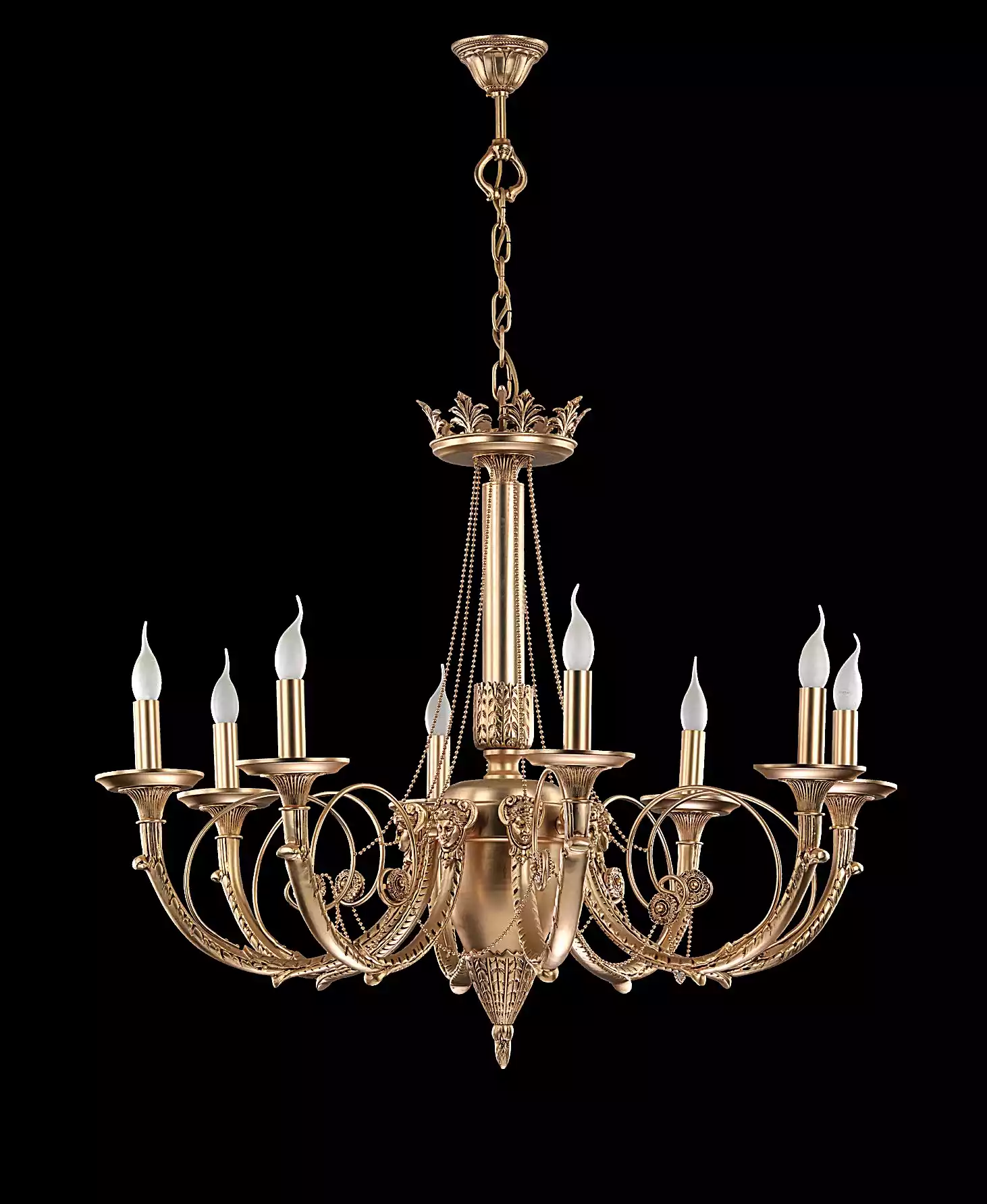 Chandelier Gold Lighting Lamps Living Room Luxury Ceiling Lights 95x125