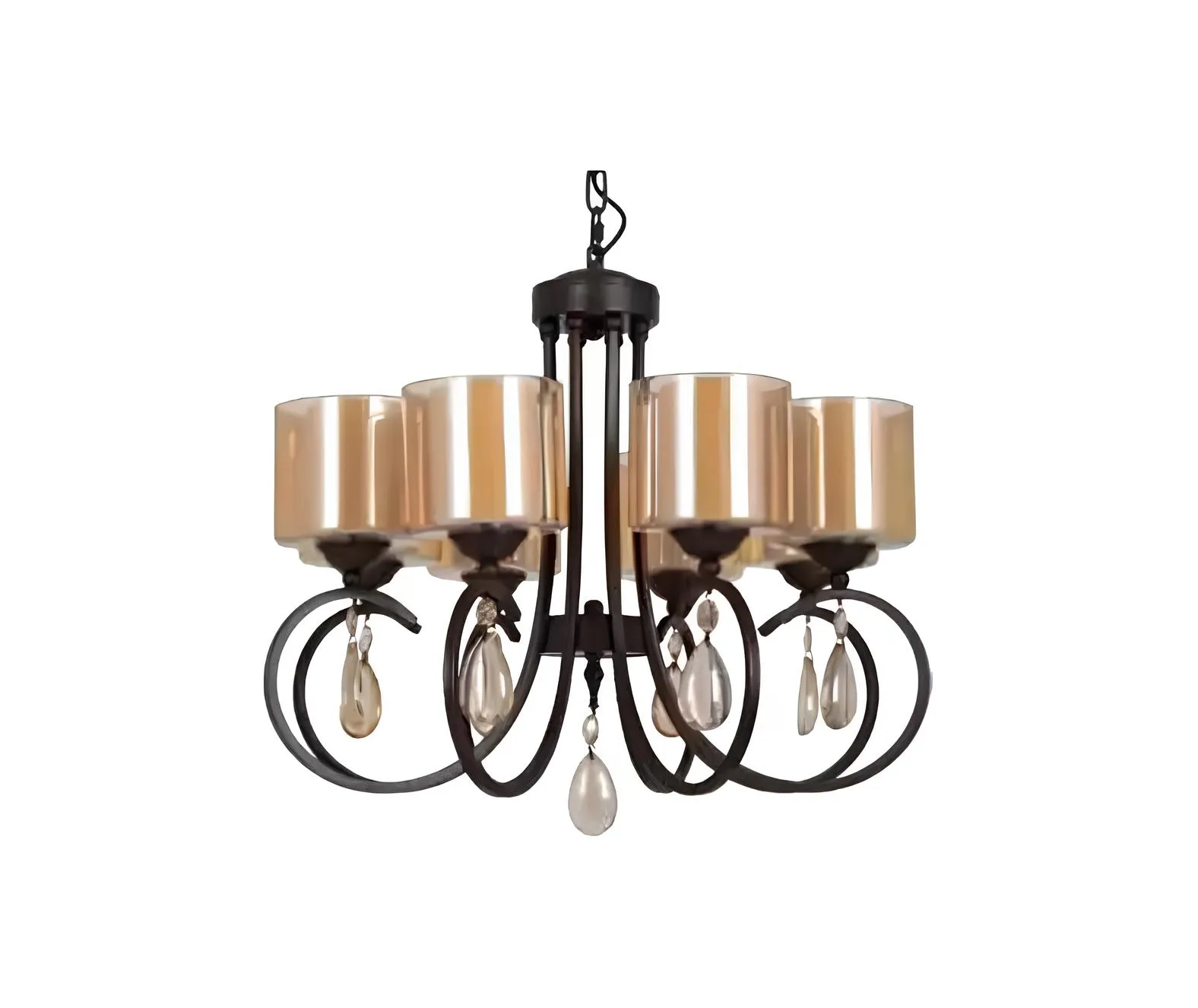 Ceiling lamp living room ceiling lights lampshade chandelier glass luxury