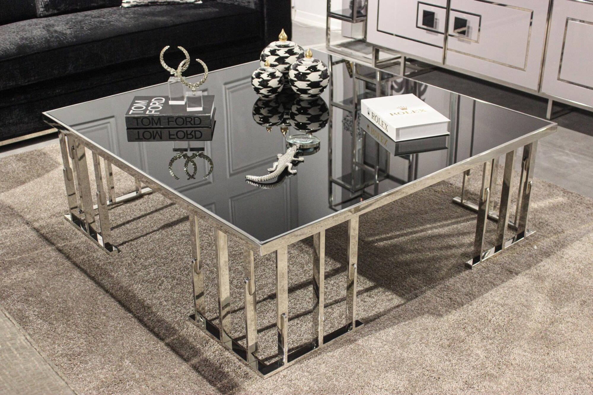 Modern coffee table living room furniture glass furniture luxury design decor