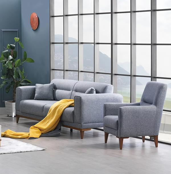 Living landscape couch sofa set sofa seating group lounge upholstered furniture 3+1