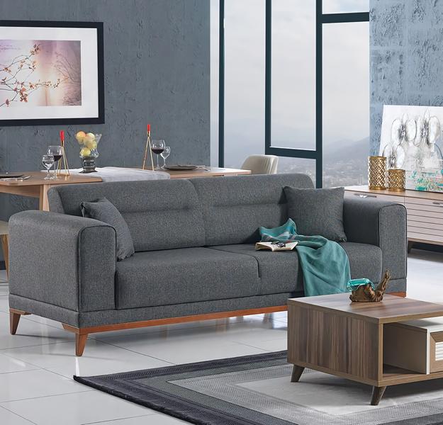 Sofa three-seater couch seating furniture upholstered furniture upholstery couch