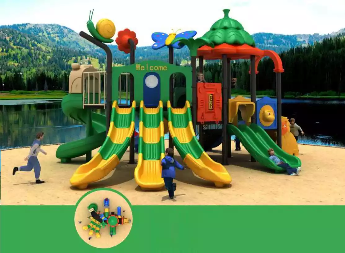 Children\'s playground play tower playground slide hut children\'s house tower