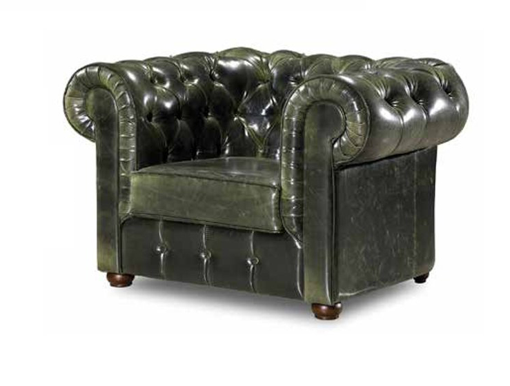 Design Armchair Luxury Living Room 1-Seater Relax Club Upholstered Chesterfield