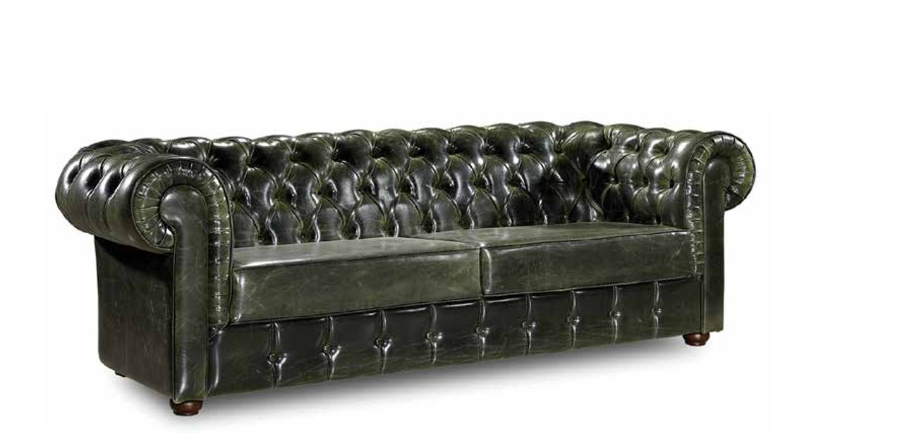 Luxury three-seater designer sofas for the living room