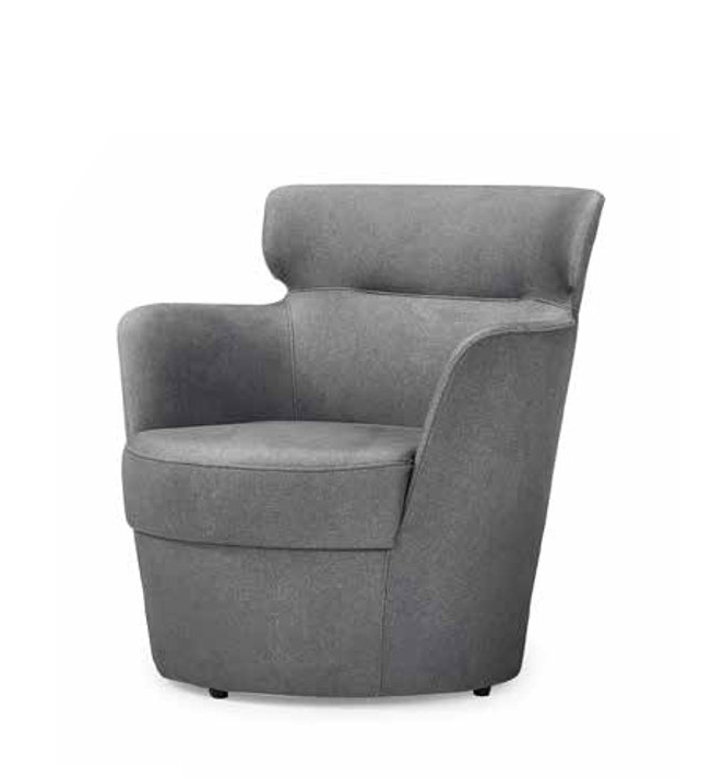 Sofa Chair Recliner Upholstered Chair Couch Lounge Office Hotel Club Gray