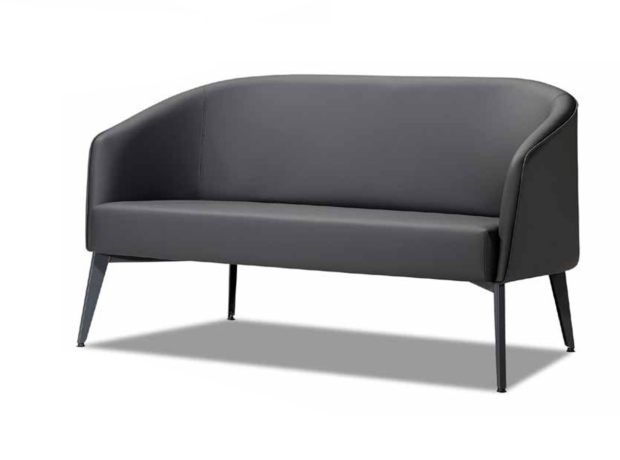 Modern furniture design two-seater furniture 2-seater upholstered living room gray wood