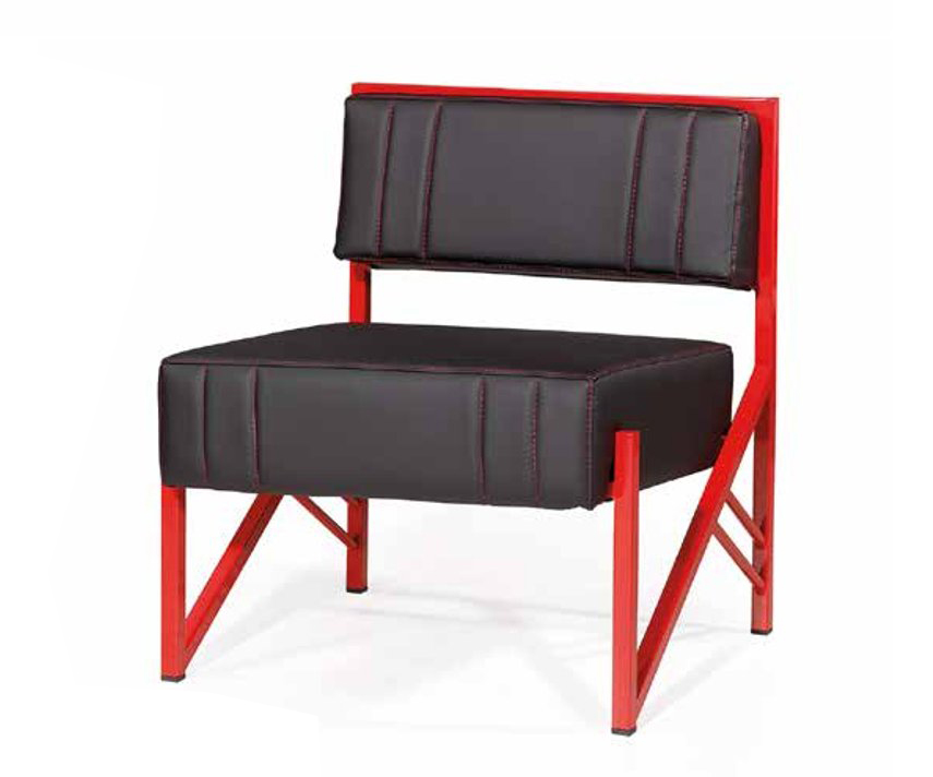 Recliner Chair Sofa Armchair Upholstered Chair Couch Lounge Office Hotel Club Black