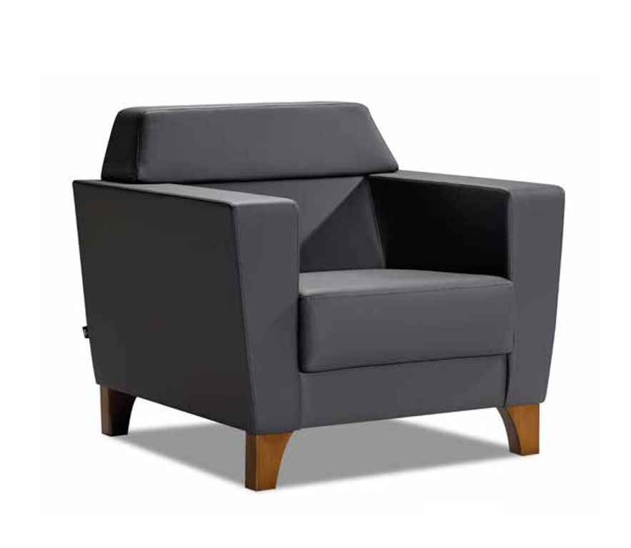 Armchair Couch 1-Seater Sofa Textile Leather Couches Upholstery Modern Furniture