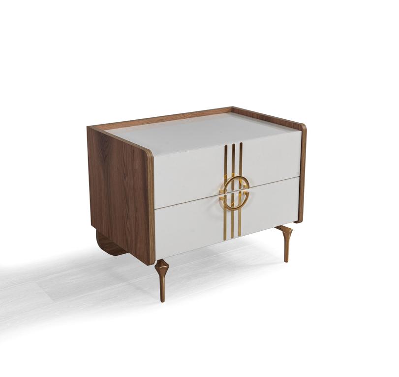 Bedroom Nightstand Modern Design Furniture Wood Luxury Side Nightstands