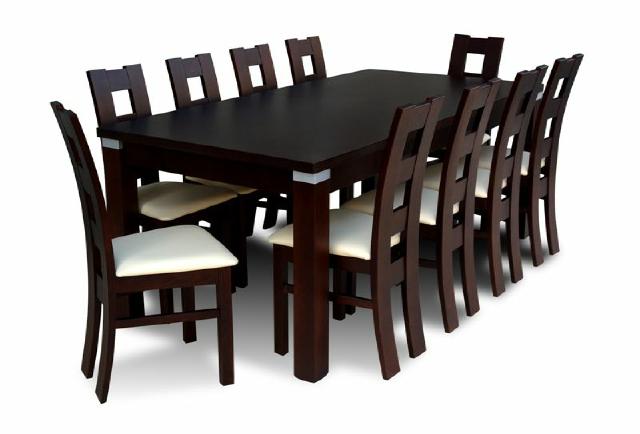 Dining table + 10 chairs Dining room chair set Dining group Classic table Tables Z09