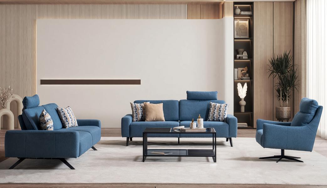 Sofa set 2+2+1 seater design modern upholstered couch furniture