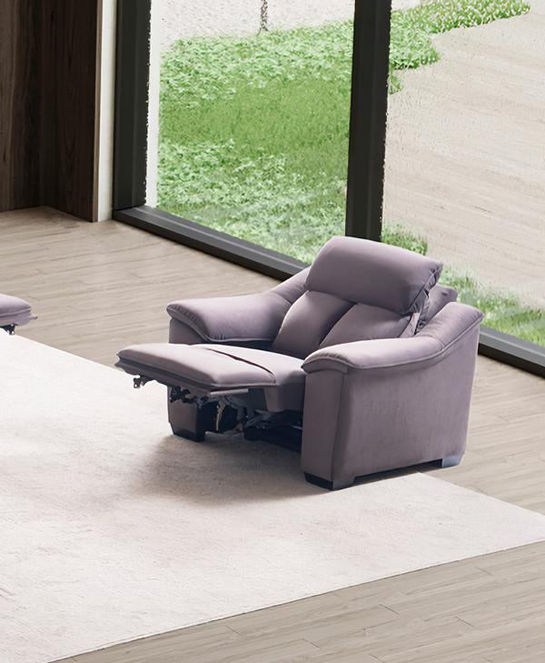 Adjustable Couch Chair Upholstered Lounge Cinema Entertainment Textile Armchair