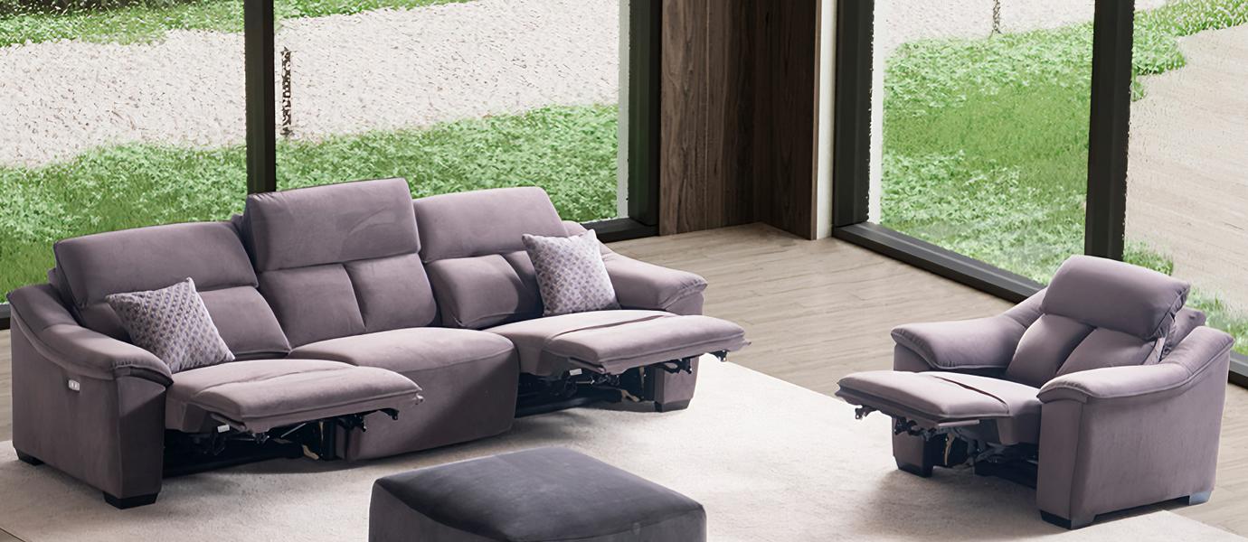 Adjustable cinema couch set, sofa upholstery, multifunctional sofas 3+1.