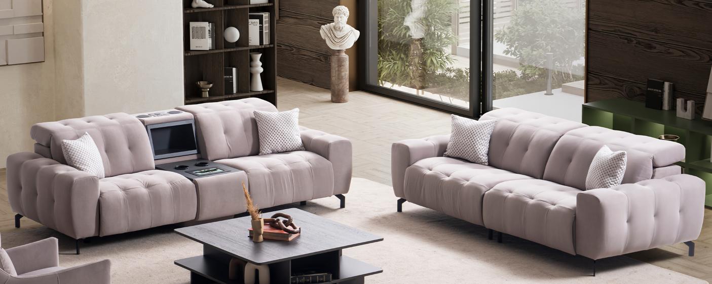 Sofa set 2+2 seater design sofa upholstered couches modern set