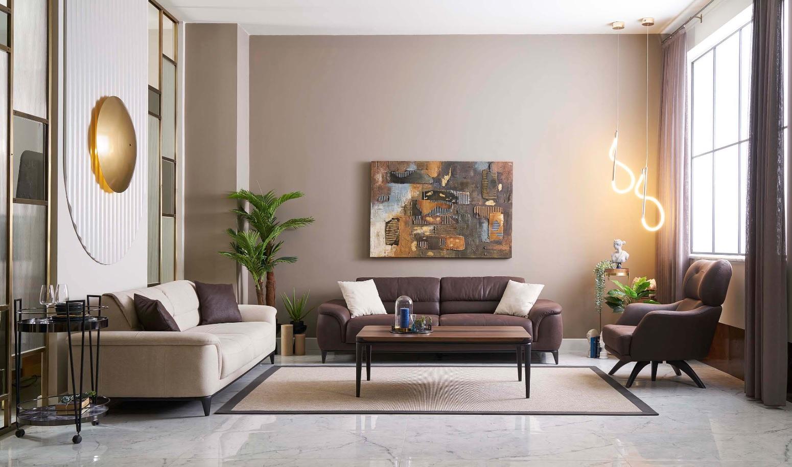 Sofa set, sofa furniture, couch, armchair, fabric sofa set, 4-piece upholstered sofas.