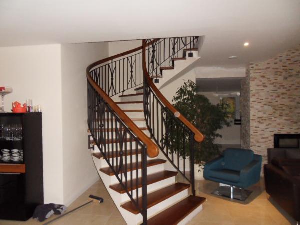 Stair railings interior exterior stairs railings custom-made wrought iron #397