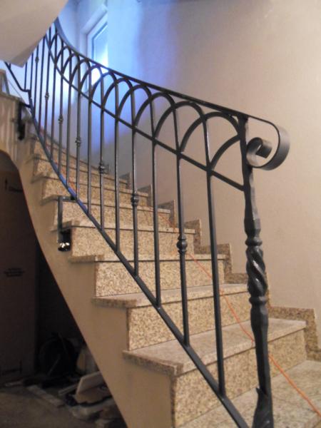 Classic railing handcrafted balcony stair iron fence fence 1 linear meter #359