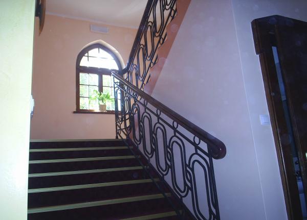 Stair railings interior exterior stair railings custom-made wrought iron #174