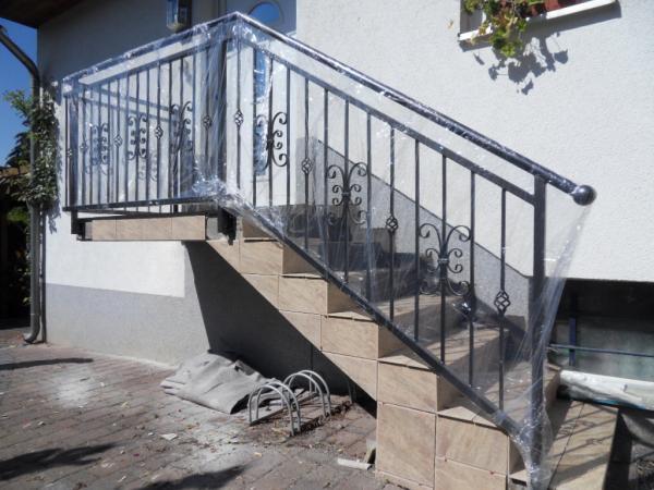 Classic railings handcrafted balcony stair wrought-iron fence fence 1 linear meter #346