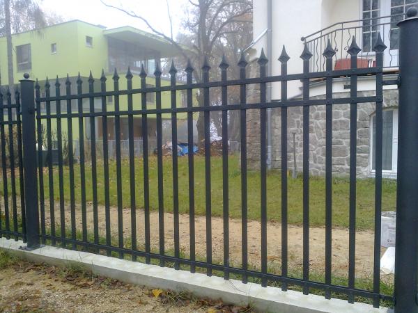 Wrought Iron Outdoor Garden Railing Fence Classic Handmade Fences M240 Modern