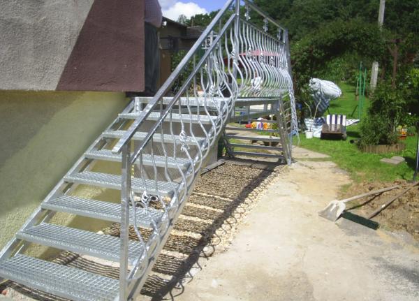 Classic steel staircase wrought iron stair balcony railing custom manufacturing 143