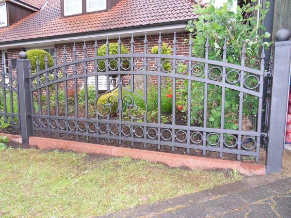 Railing Fence Railing Wrought Iron Handcrafted Classic Fences Garden M361 New