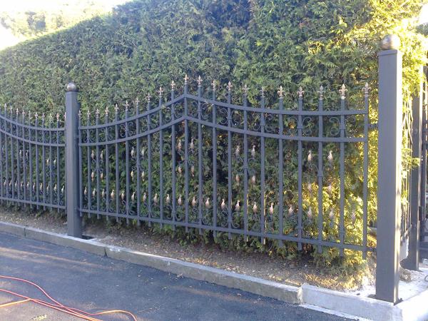 Exterior railing fence railing forged iron handmade classic fences M239 new