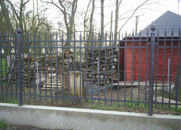 Railing Fence Railing Wrought Iron Handcrafted Classic Fences Garden M241 New