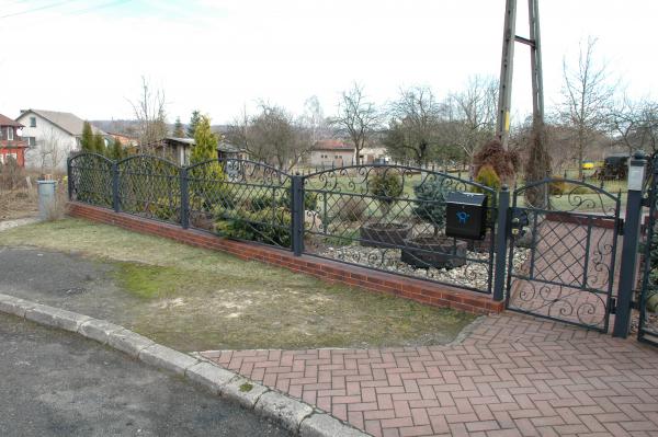 Fence Garden Classic Wrought Iron Custom Handmade Railing M234 1 linear meter