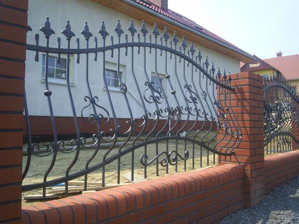 Railing Fence Railing Wrought Iron Handcrafted Classic Fences Garden M194 New