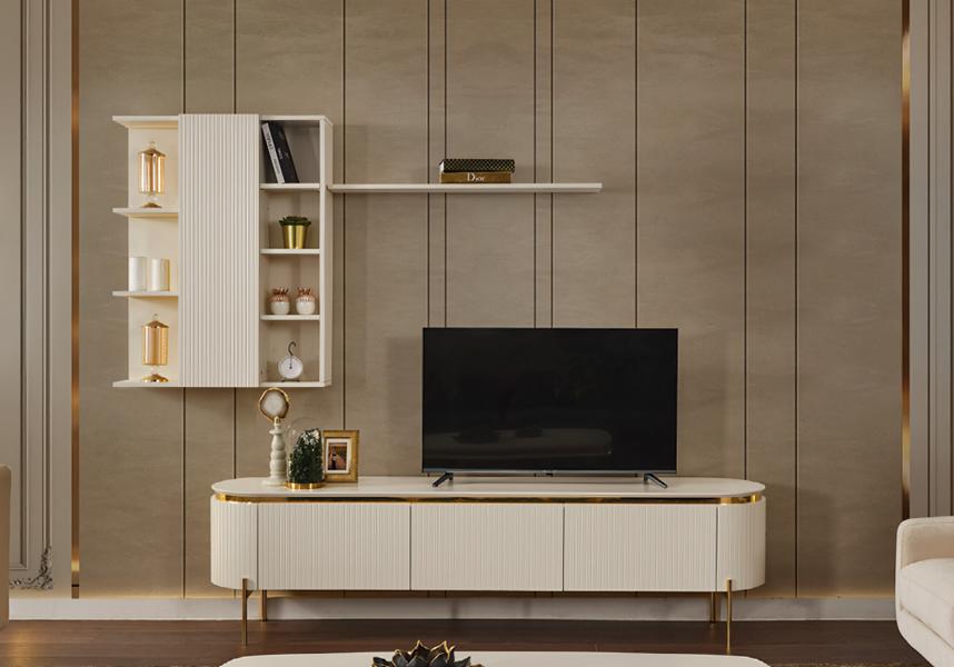 Modern living room wall TV wall shelf cabinet sideboard living room cabinet RTV