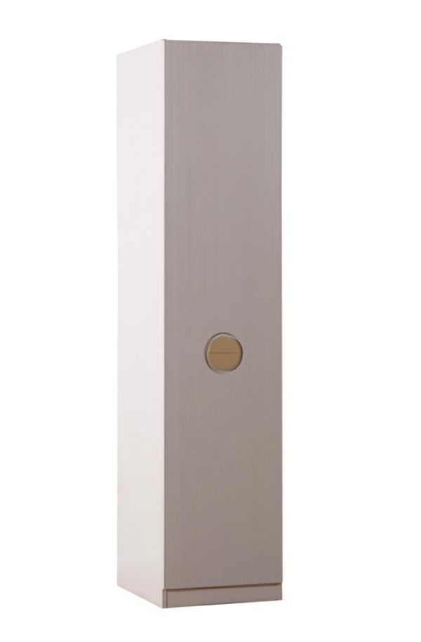 Compact wardrobe sturdy 1-door cabinet bedroom furniture clothing closet