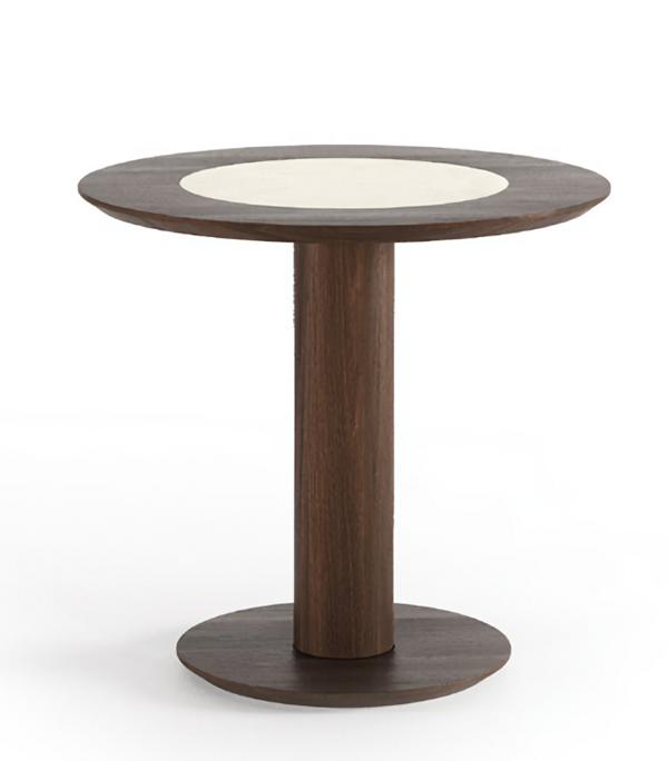 Modern Side Table Brown Elegant Tables Round Tables Living Room Coffee Table
