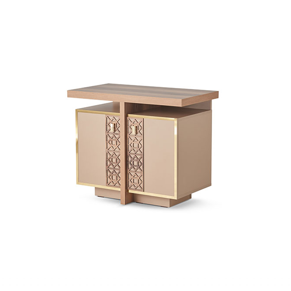 Chest of drawers Light Brown Wood Modern Rectangular Storage Home Office