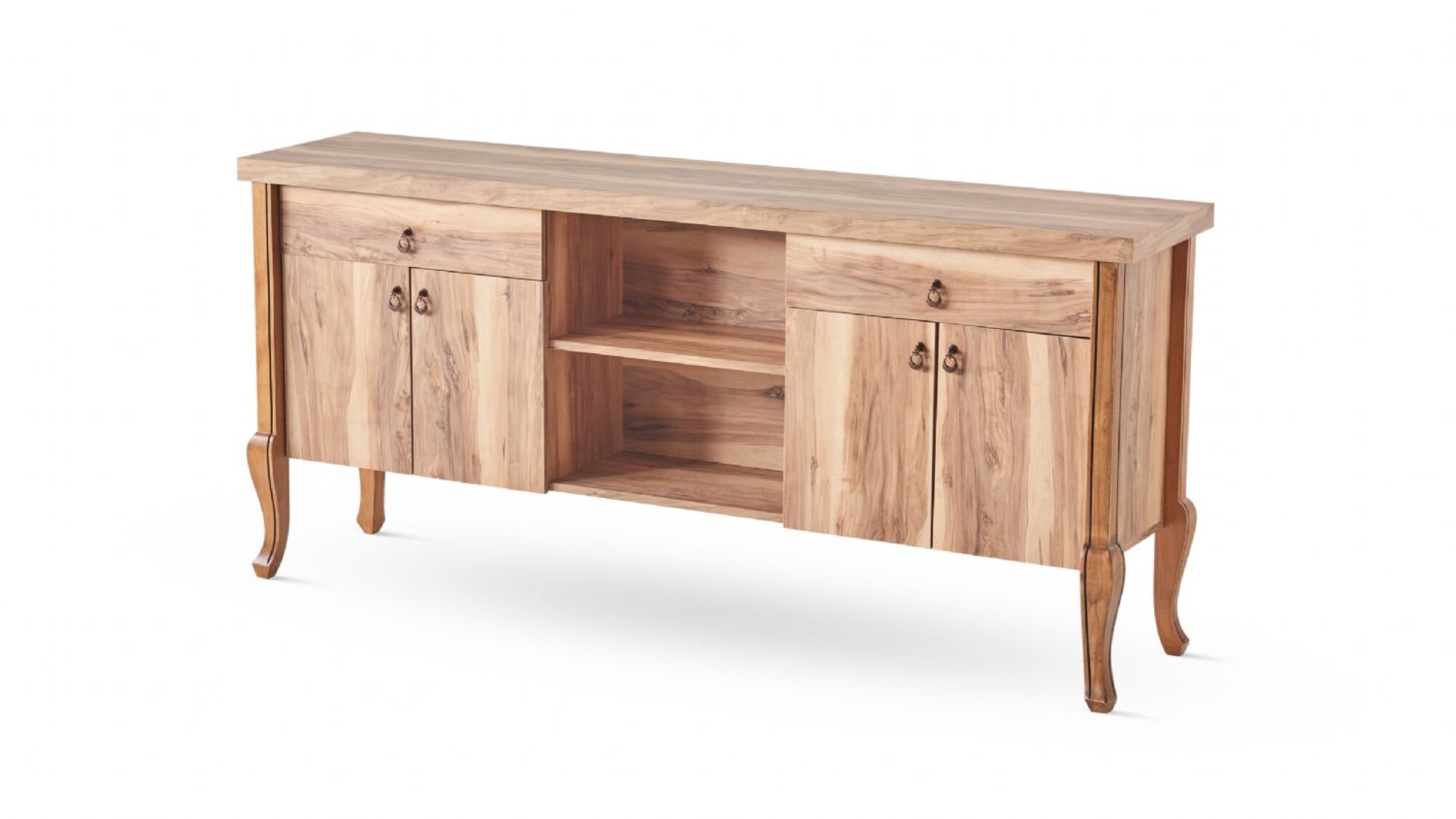 Brown Sideboard Storage Study Living Room Rectangular Classic