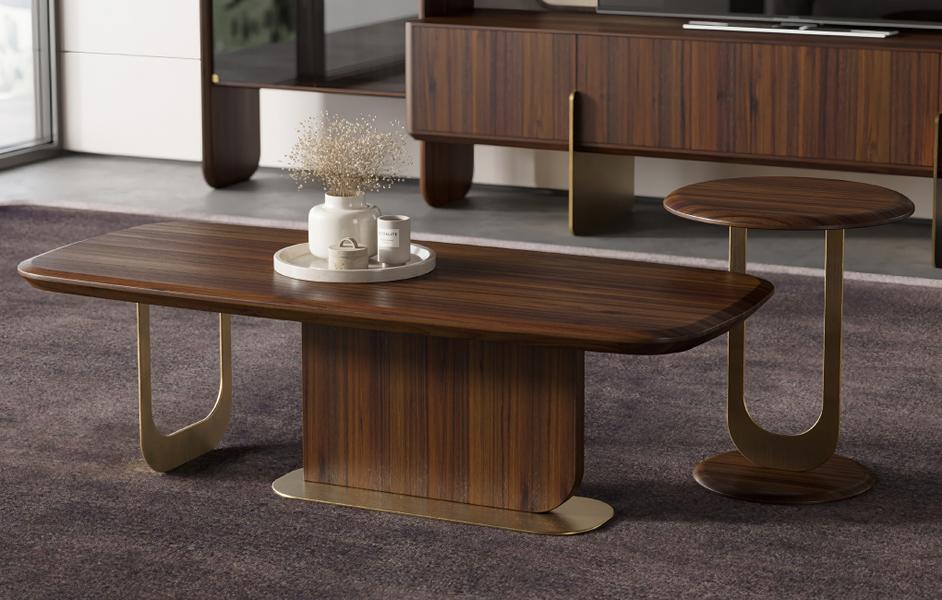 Modern coffee table side table duo timeless living room sofa table side table