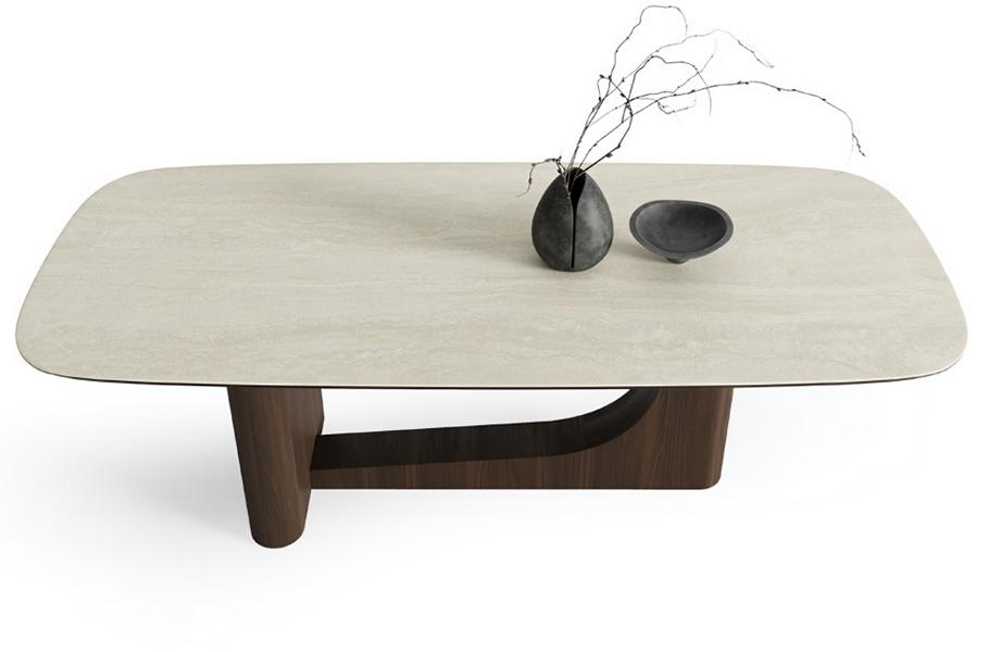 Noble Design Brown Table Modern Dining Room Porcelain Dining Table New