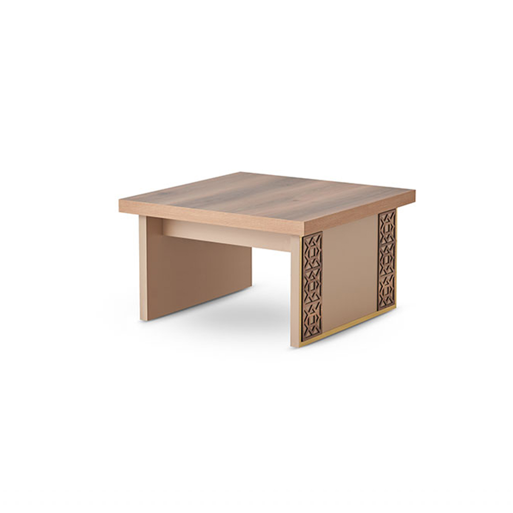 Coffee table living room study square office furniture wood