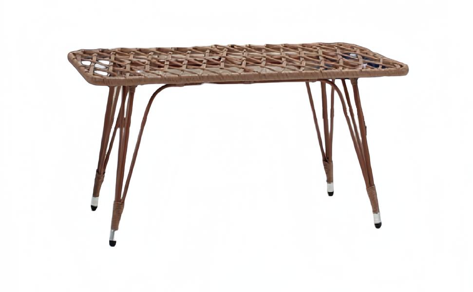 Brown coffee table side table garden furniture design luxury furniture coffee table