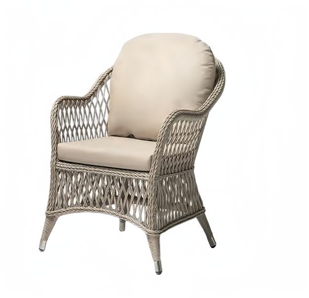 Armchair Design High-Quality Garden Furniture High-Quality Rattan Upholstered Seat Luxury