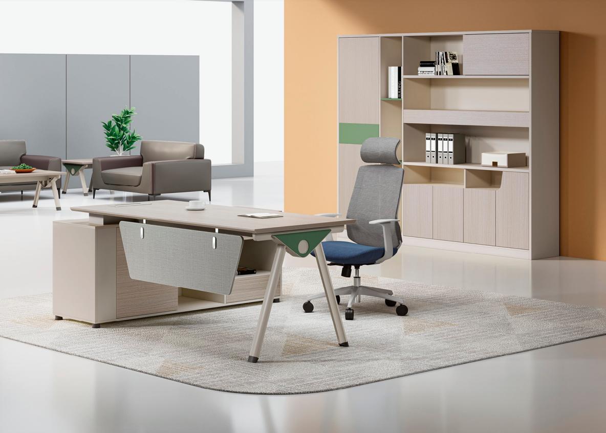 Stylish corner table designer office luxury furniture elegant office desks