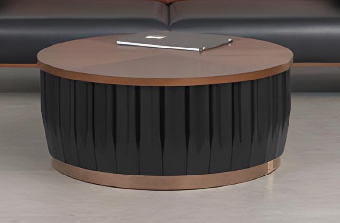 Coffee table office study design 100 cm modern coffee table black new
