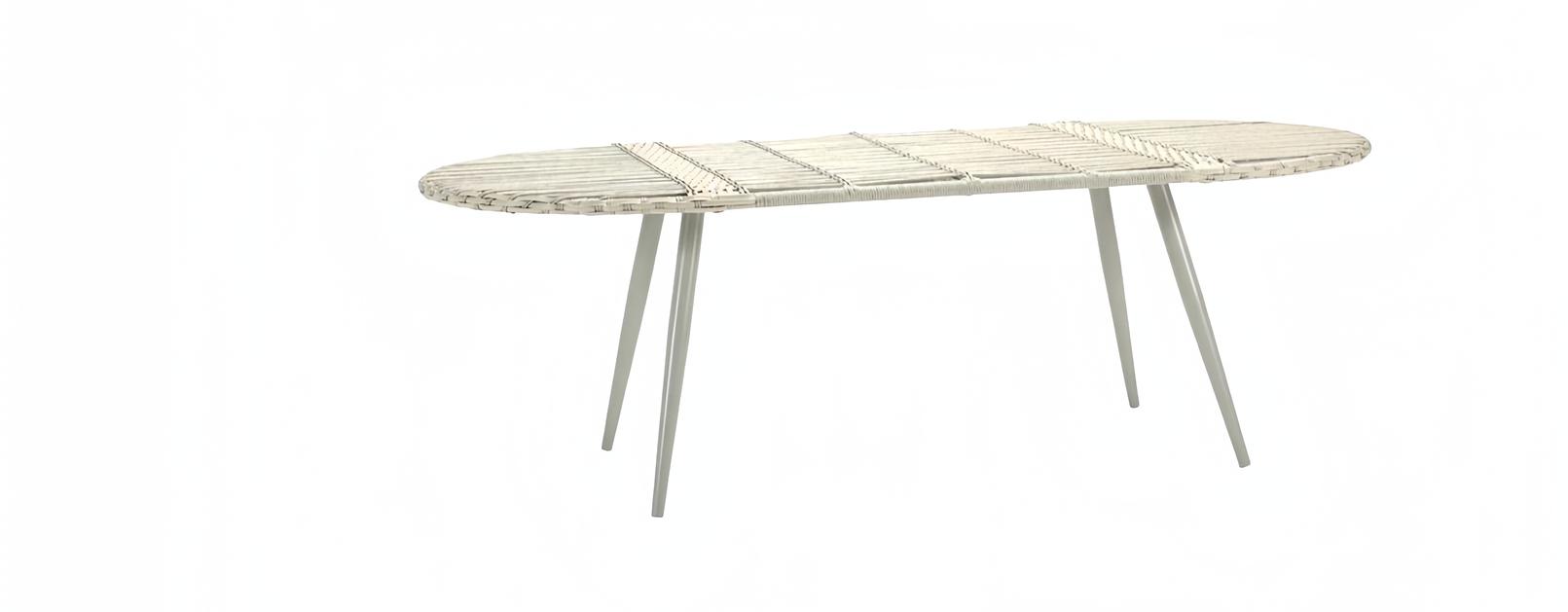 White Luxury High-Quality Rattan Coffee Table Modern Stylish Design