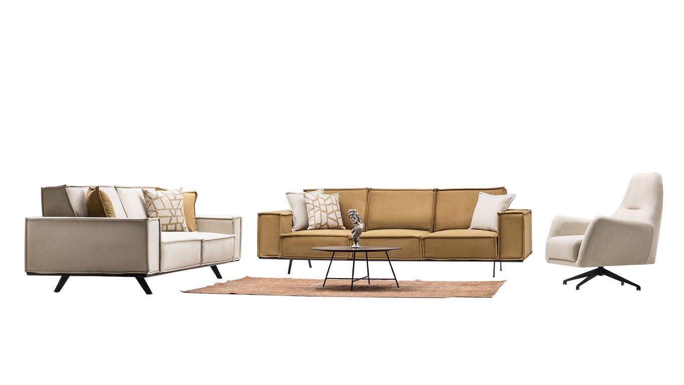 Sofa set living room furniture set upholstery group couch sofa set 4+3+1