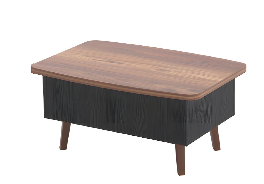 Luxury Coffee Table Brown Design Black Modern Material Wood