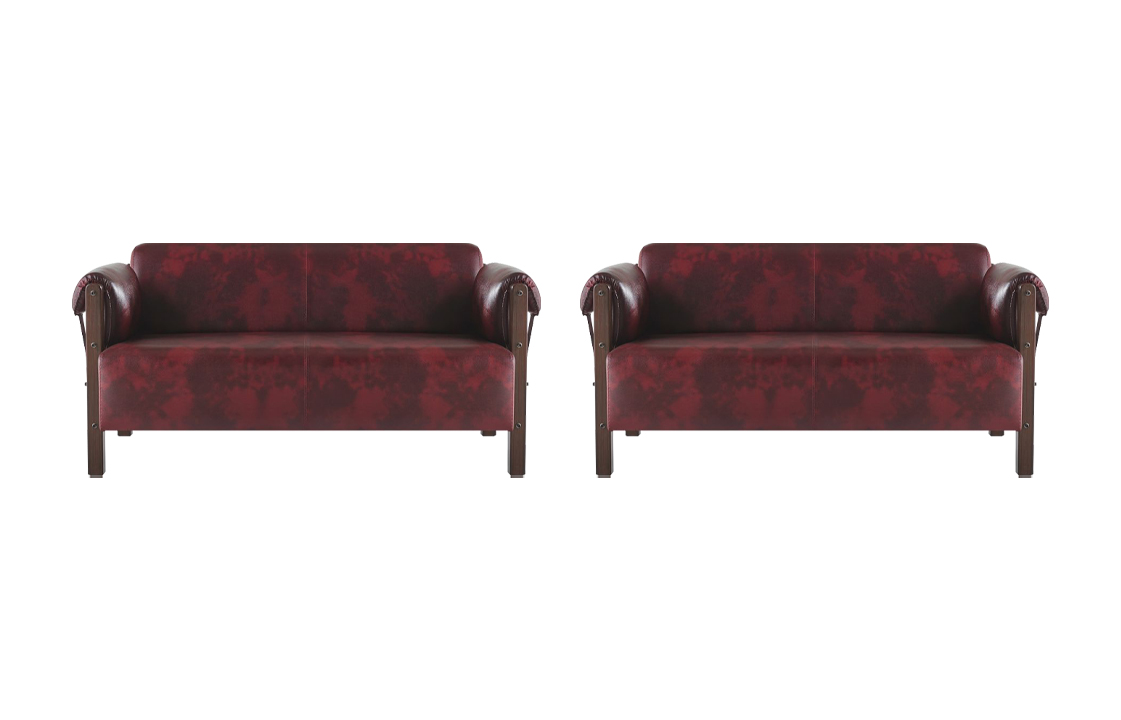 Leather sofas 2-seater Bordeaux leather furniture sofa set modern sofas